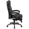 Emma and Oliver High Back Leather Executive Reclining Swivel Office Chair with Outer Lumbar Cushion and Arms